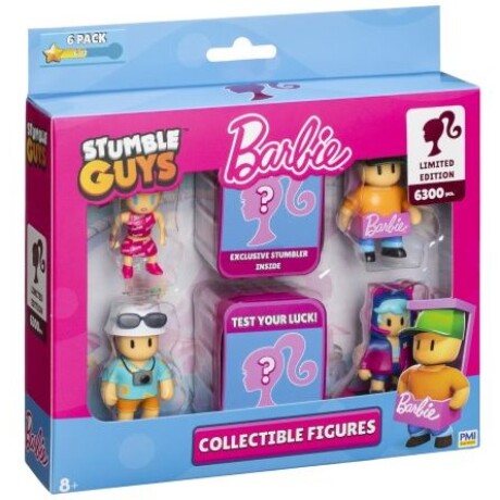 Pack x6 Figuras Barbie Stumble Guys PACK-1