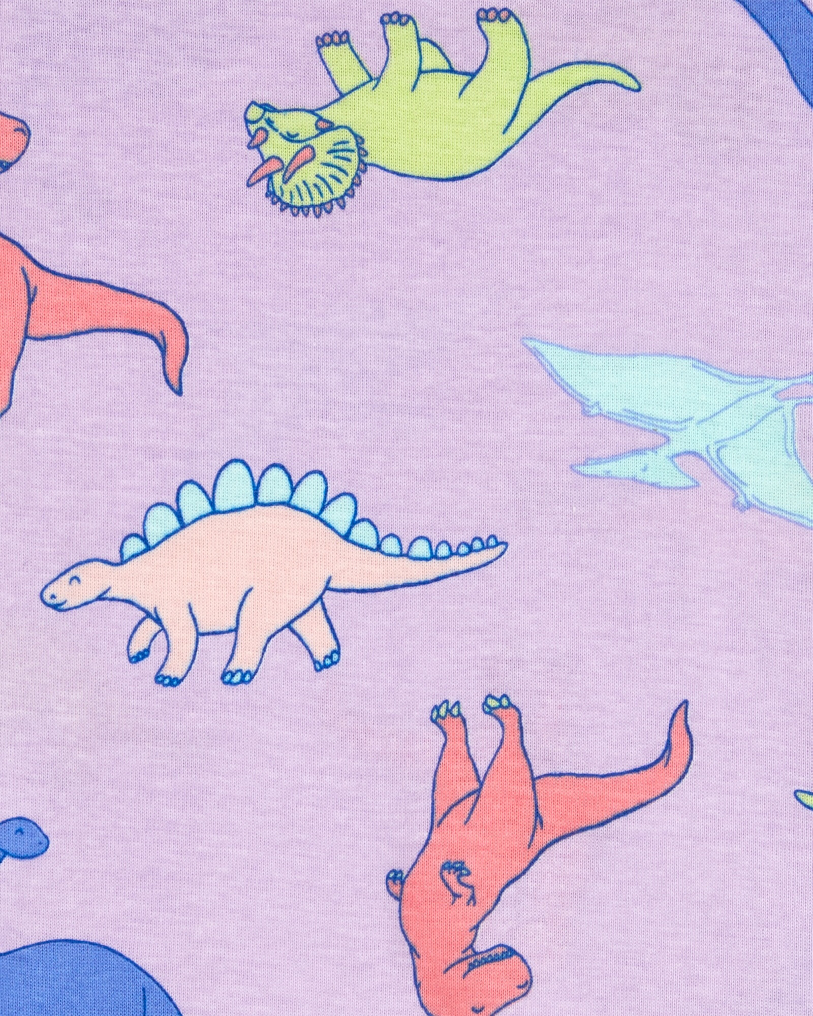 Pijama cuatro piezas de algodón, dos bermudas y dos remeras manga corta diseño dinos Pijama cuatro piezas de algodón, dos bermudas y dos remeras manga corta diseño dinos
