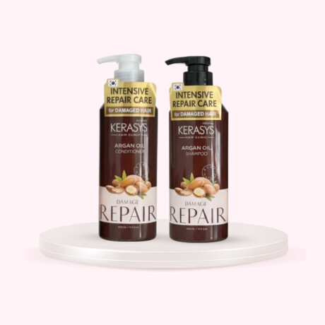 DÚO CAPILAR SHAMPOO + ACONDICIONADOR - Kerasys Argán Oil - (400ml) - Con aceite de argán para cabellos secos y dañados. DÚO CAPILAR SHAMPOO + ACONDICIONADOR - Kerasys Argán Oil - (400ml) - Con aceite de argán para cabellos secos y dañados.