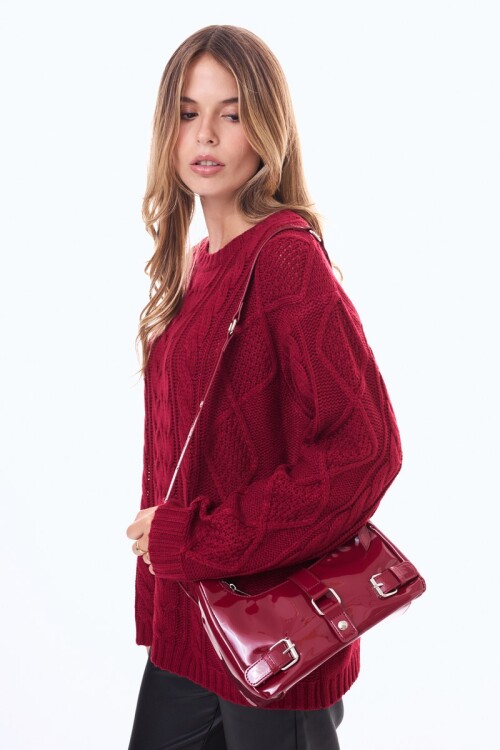 Bandolera Guijón Bordeaux