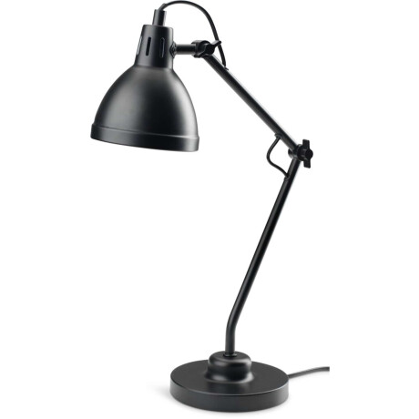 Lampara De Mesa Patrik Ø14Xa45Cm Negro
