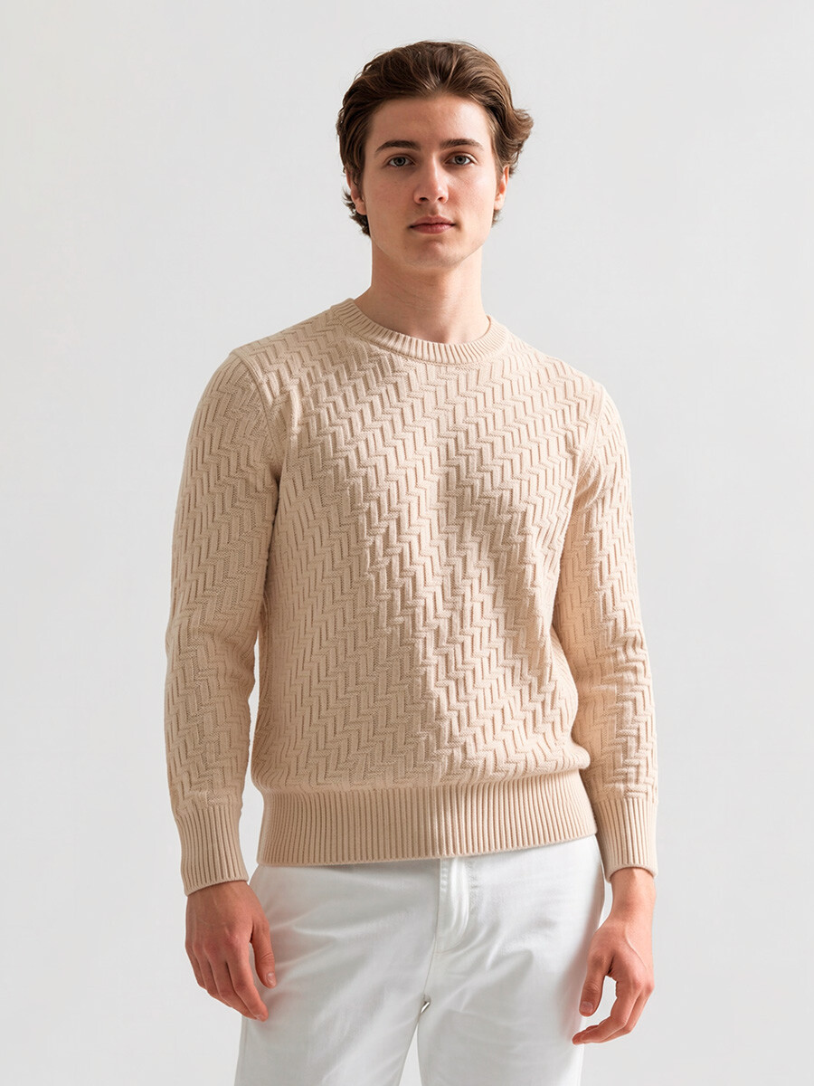 SWEATER PALSO OUTLET - Beige 