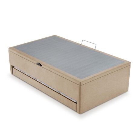 BOX MARINERO CON BAÚL 1 PLAZA MADERA GRIS TEC
