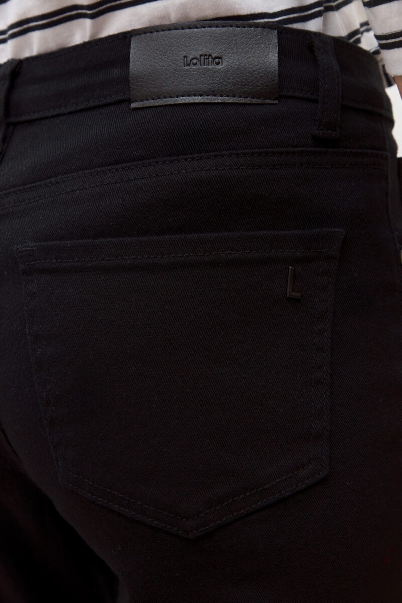 Pantalón recto Amy negro