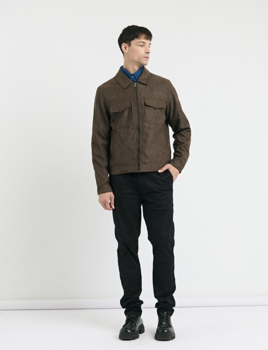 300711 CAMPERA HARRINGTON LABEL Oliva