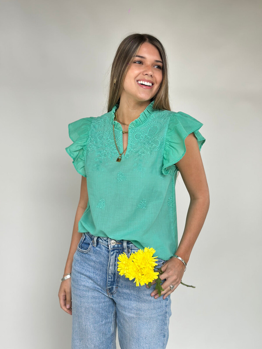 Blusa Mila - verde 