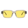 Lentes de Sol Chilli Beans Morelos Gris - Amarillo