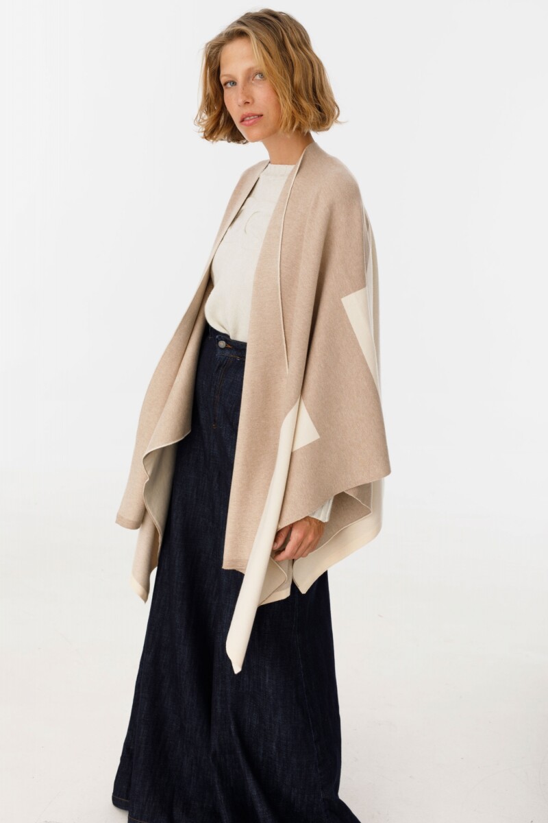 Ruana North Crudo/Beige