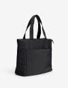 Shopper Nylon Shopper Con Doble Asa De Hombro. - Negro