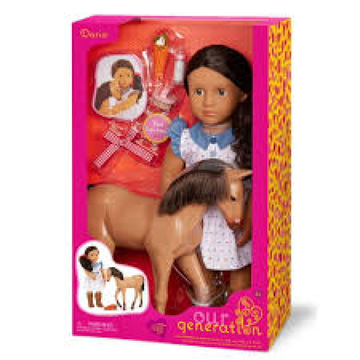 MUÑECA CON POTRO OUR GENERATION 