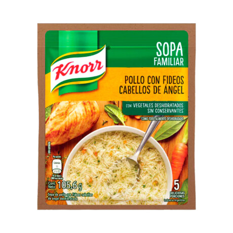 Sopa Familiar KNORR 105g Pollo con Fideos