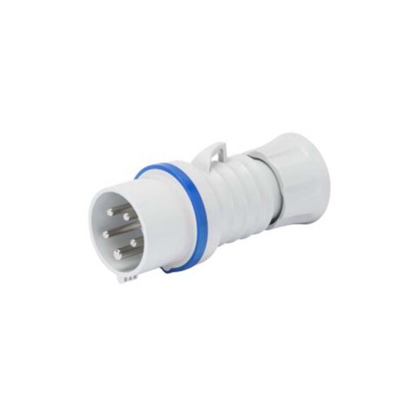 Ficha industrial 2P+T 32A 6HS 220V azul GG0015FH