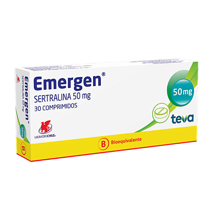 EMERGEN 50 MG. CJ X 30 COMPRIMIDOS única