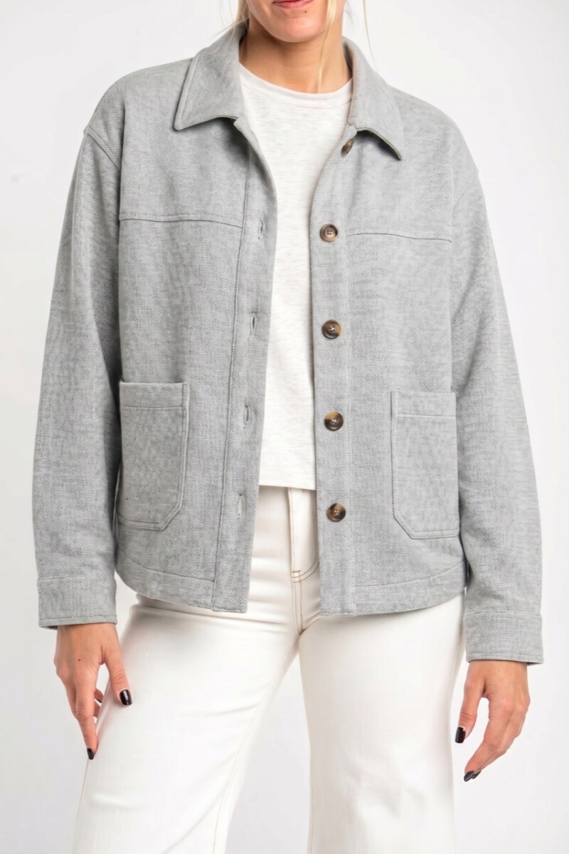 Sobrecamisa Gris Melange
