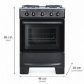 COCINA A GAS 4 H FERLU - ELDOM COCINA A GAS 4 H FERLU - ELDOM