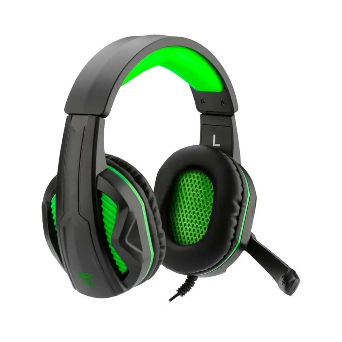 Auriculares Gamer con Micrófono Cook T-Dagger - Negro/verde 