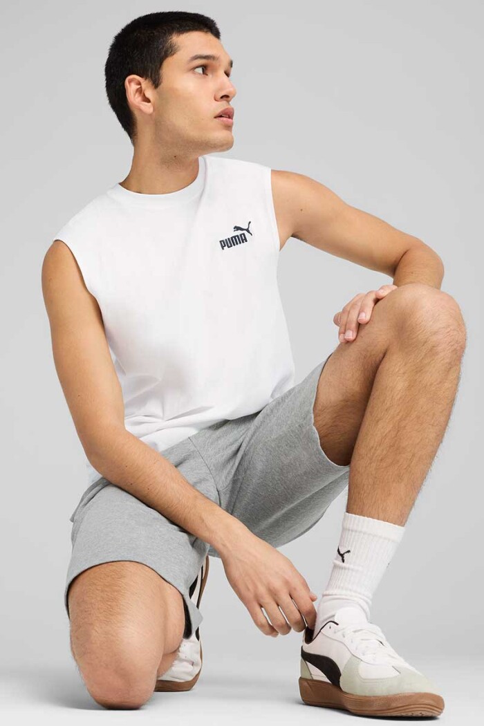 BUZO PUMA MC ESS SLEVELESS Blanco
