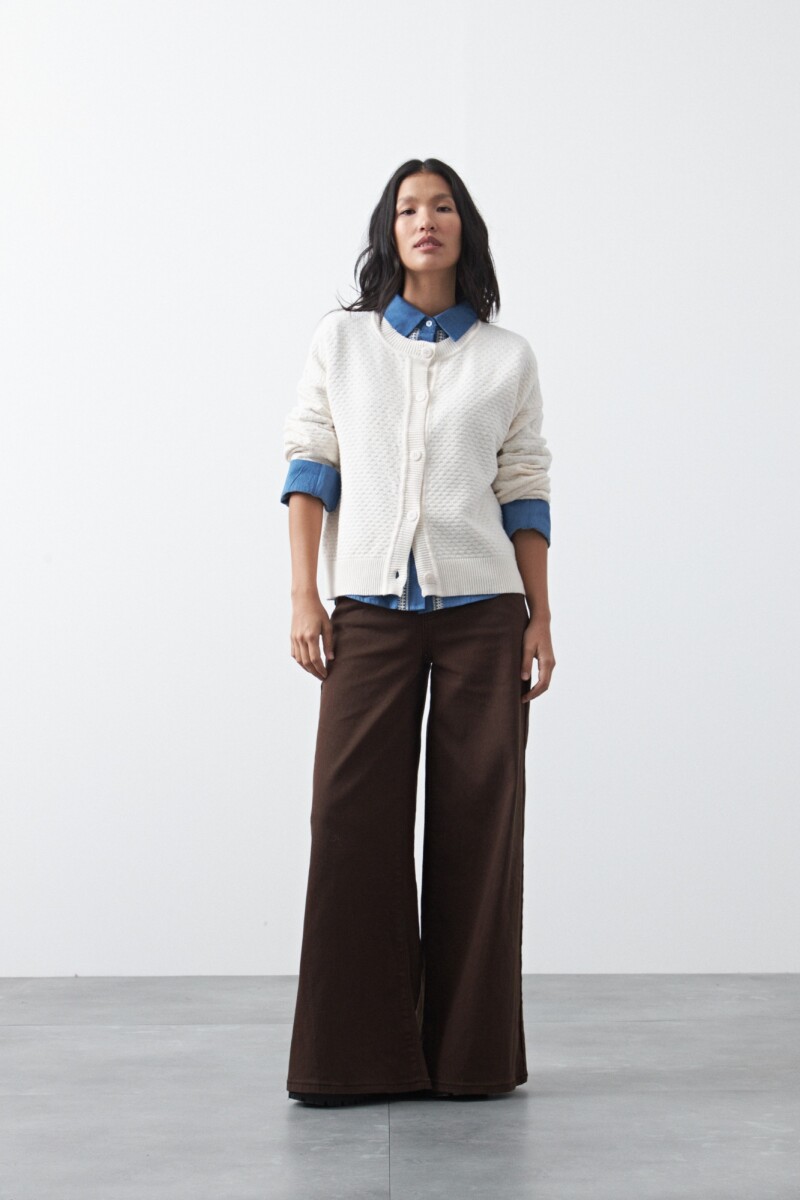 CARDIGAN TEODORA Crudo