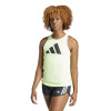 Musculosa Adidas Run It de Mujer - IL7226 Verde Limon