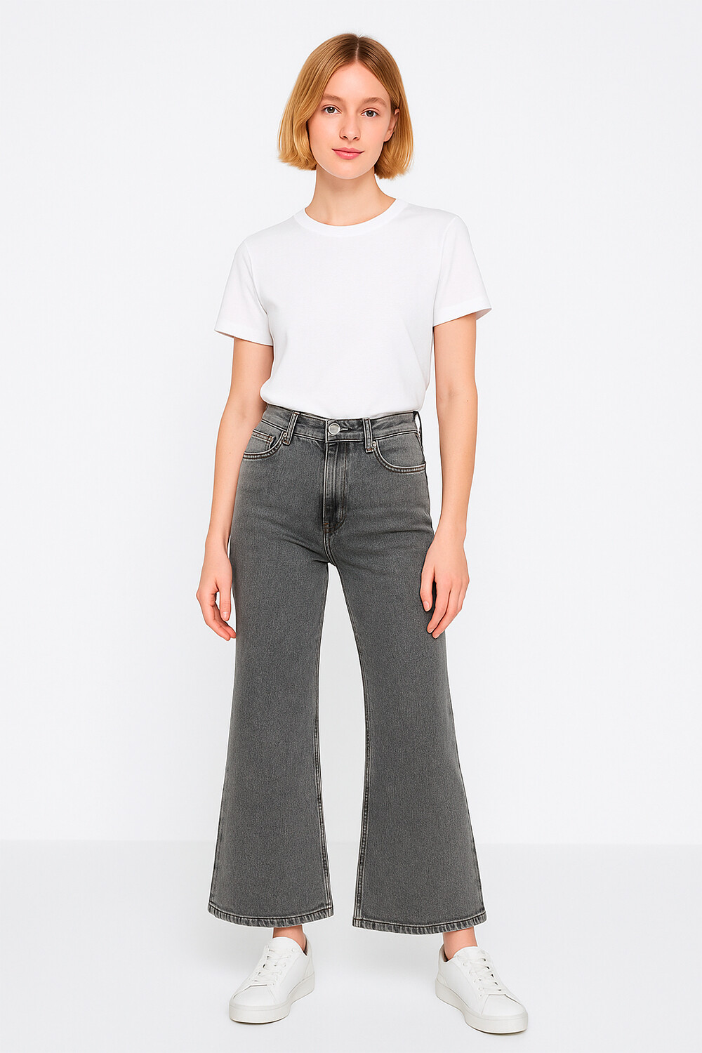Pantalon Madelin Gris Claro