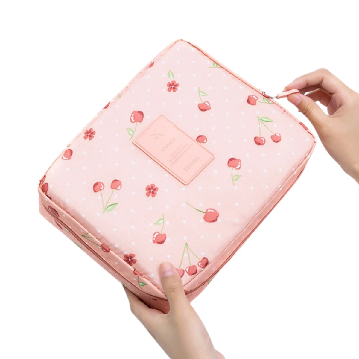 Organizador Estuche Cosmético Neceser Viaje Almacenamiento - Estampado 1 