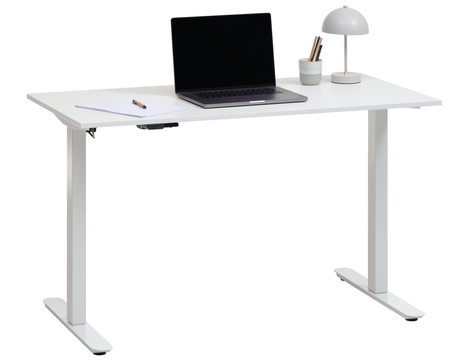 Escritorio altura reg SVANEKE 60x120 blanco 