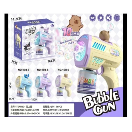 BAZOOKA PARA BURBUJAS CAPIBARA 001