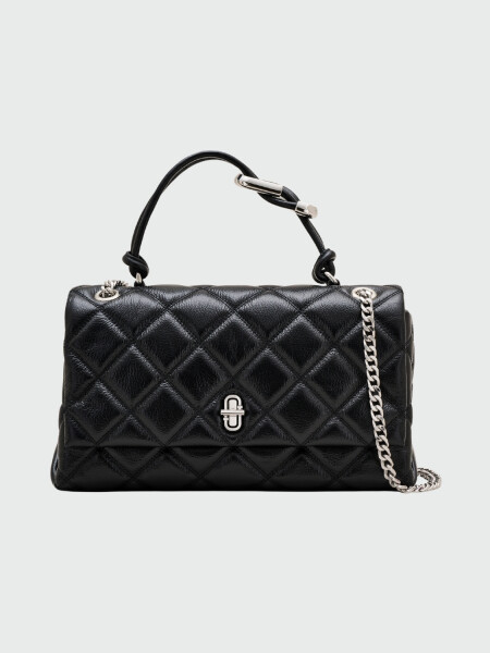 MARC JACOBS - The Quilted Leather Medium Dual Bag Negro