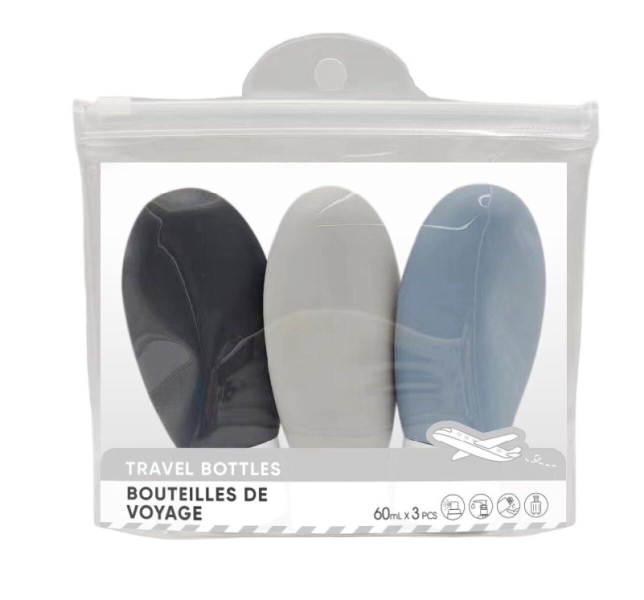 Set frascos 3pcs 