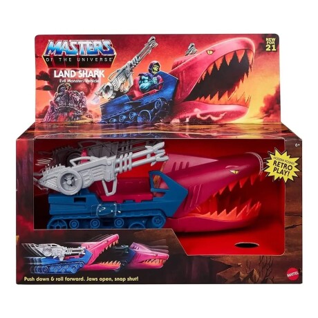 Juguete Vehículo He Man Mattel Tiburón Terrestre Tubaronk 001