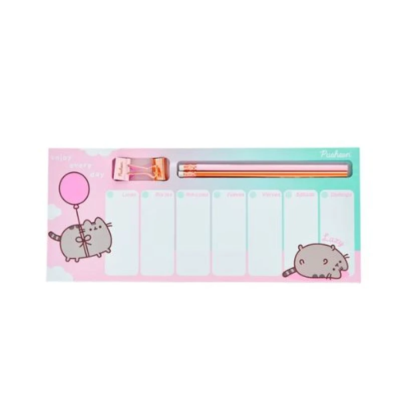 Planner semanal con accesorios Pusheen MAW Mooving Planner Semanal Con Accesorios Pusheen Maw Mooving