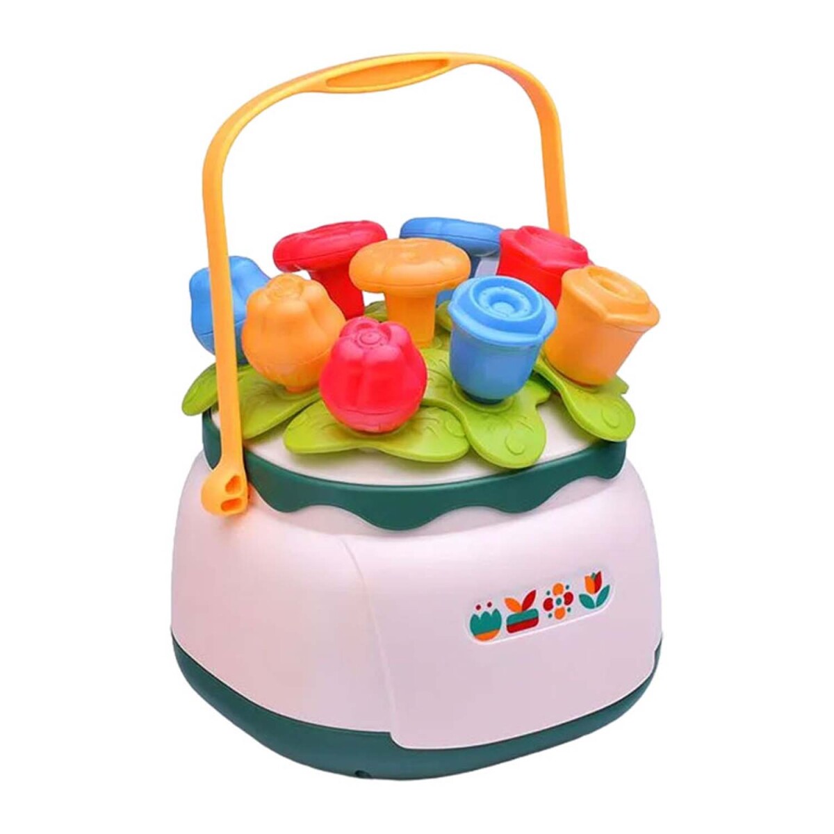 Juego Clasificador y Encastre Canasta de Flores Bebé Huanger - Multicolor 