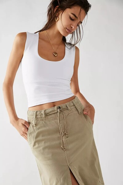 TOP CLEAN LINES Blanco