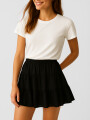 Falda Gratan Negro