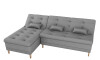 Sillón Cama con Chaise Izquierdo y derecho - Nice Gris Wood