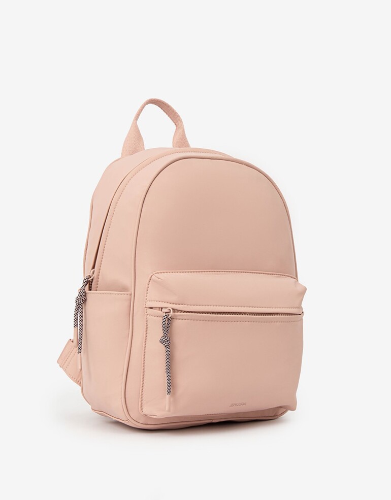Mochilas Urbanas Nylon Mochila En Material Reciclado - Rosa Bebe