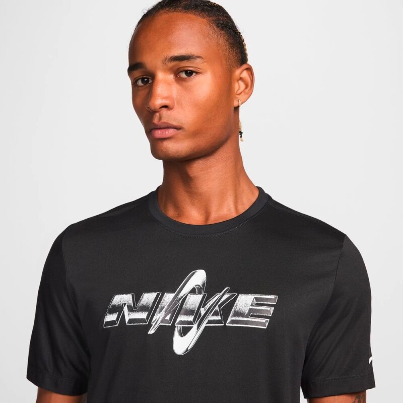 Camiseta Nike Dri-Fit Tee Rlgd Gfx de Hombre Negro