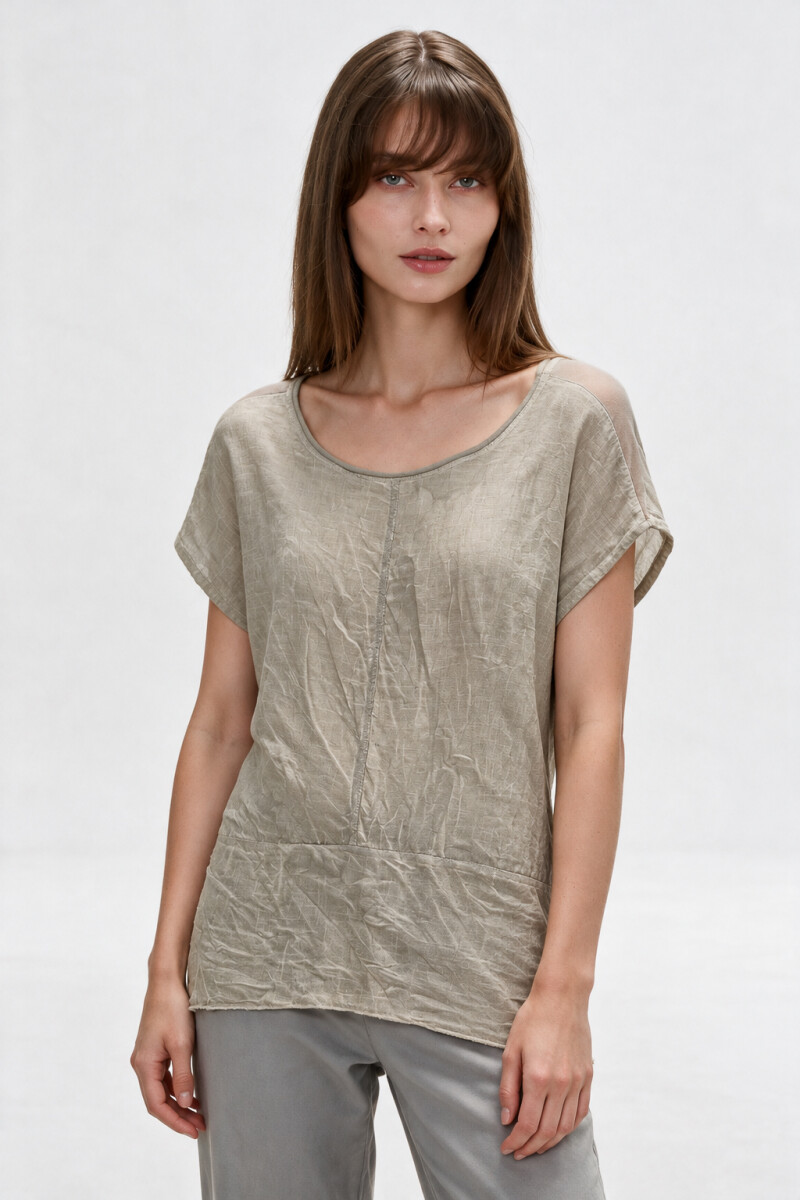 Blusa Marixa - Verde Grisaceo 
