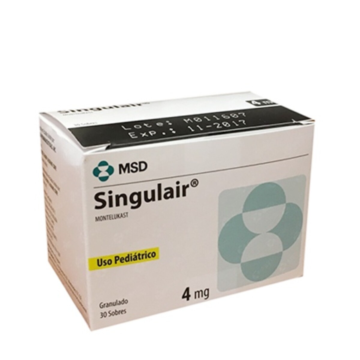 Singulair 4 mg 30 Sobres 2 cajas 