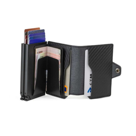 Billetera Baleine Double Kansas Carbon Fiber