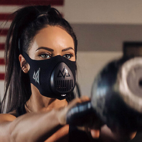 Máscara Entrenamiento Mask3.0 Aeróbico Altitud Correr Negro