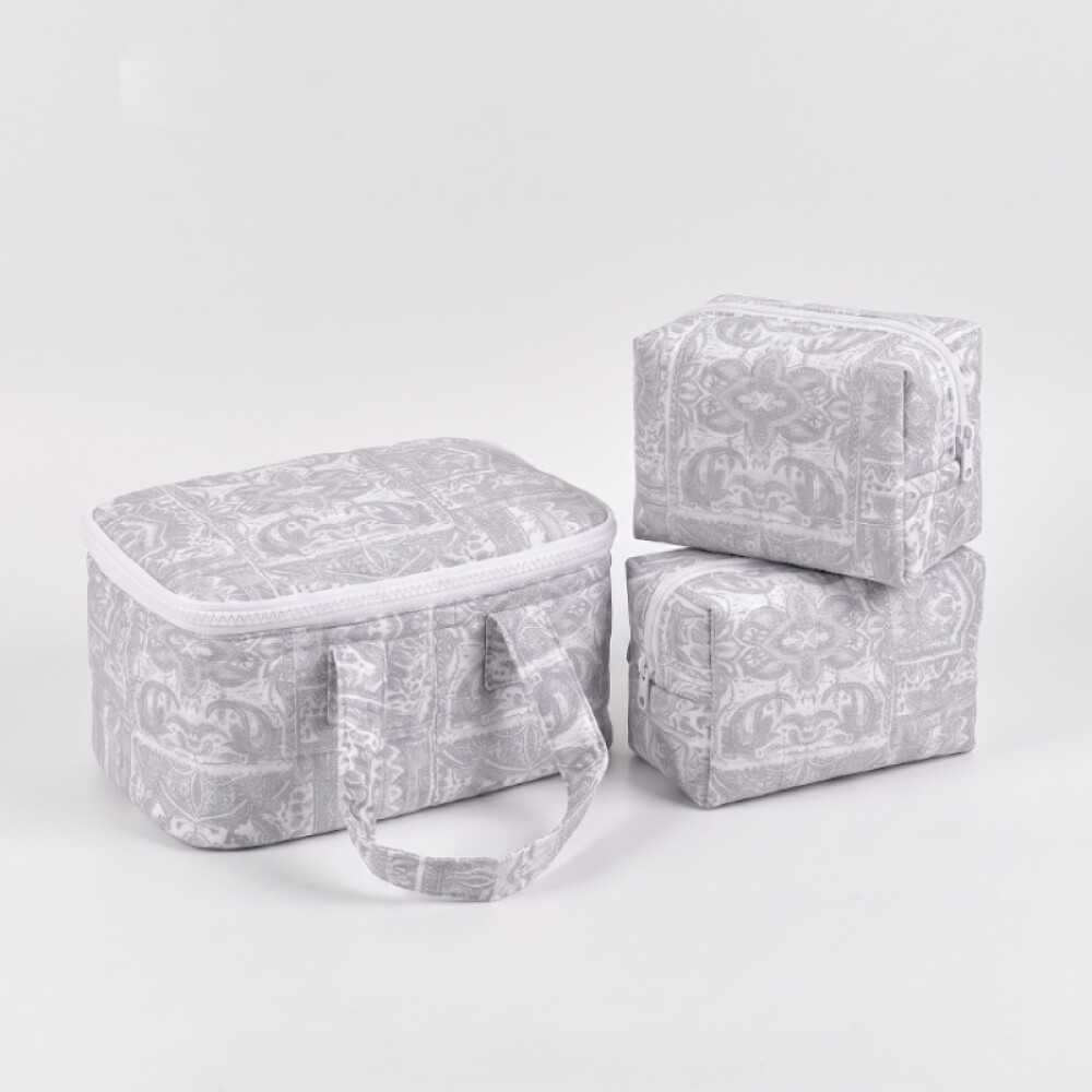 Set X3 Necessaires Chiara Col. Bea Corbatero Gris