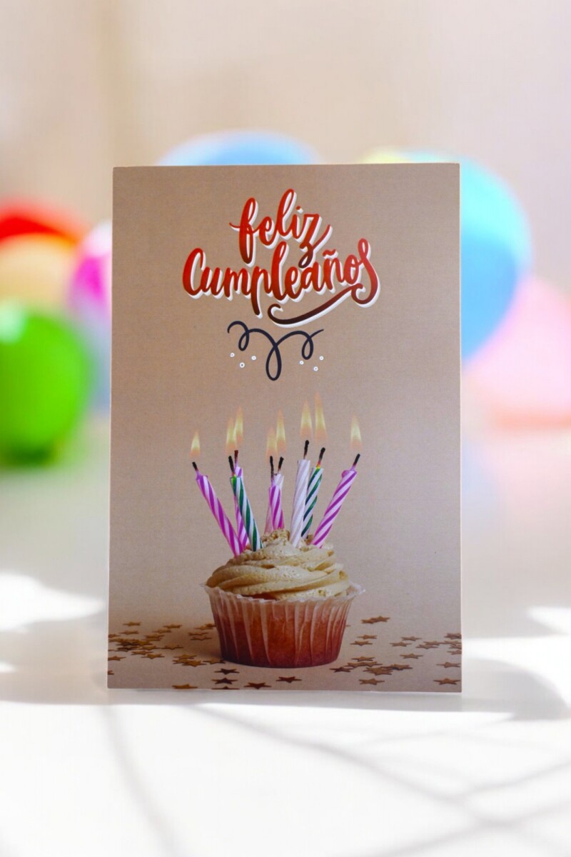 Tarjeta cumpleaños 10x15 - DISEÑO 6 