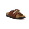 Darkness Sandalia Baja Casual C/ Dos Hebillas - Camel Camel