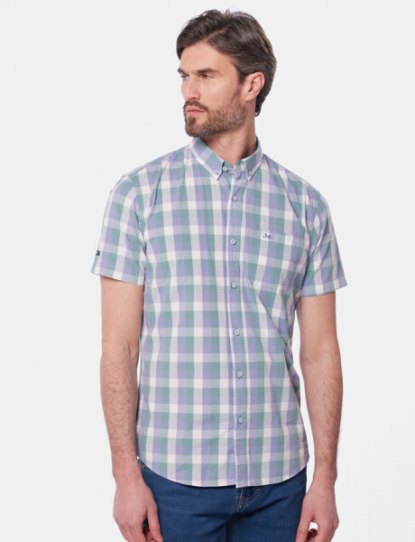 CAMISA A CUADROS Verde