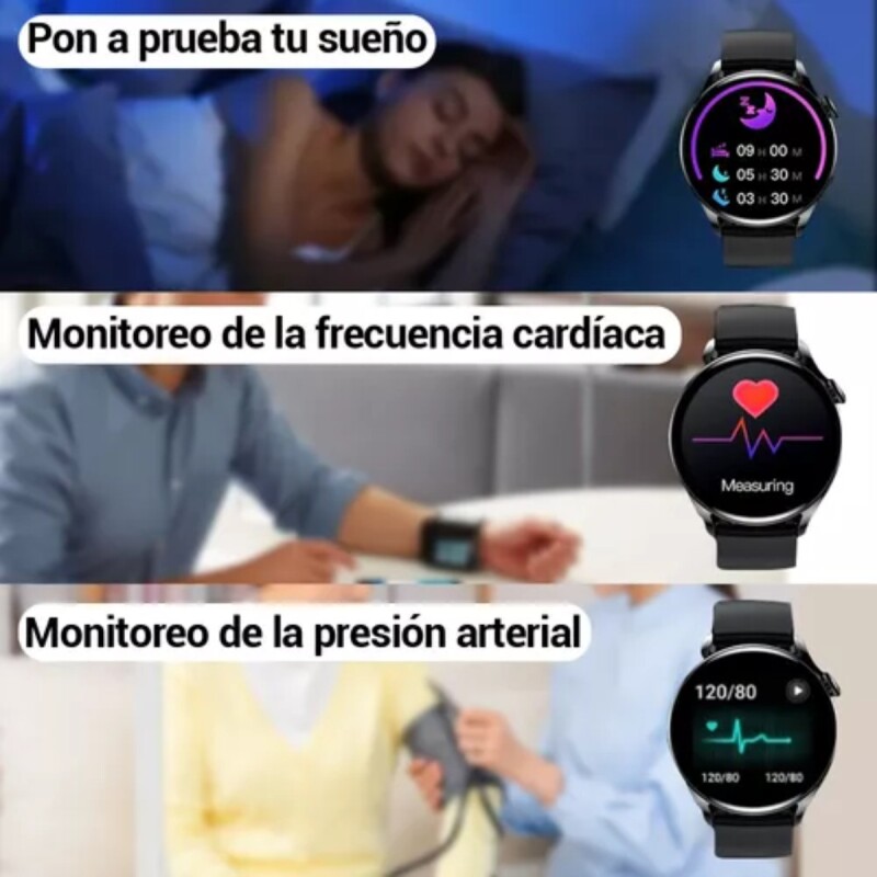 Reloj smartwatch GT5 Laxas Fit color negro Reloj smartwatch GT5 Laxas Fit color negro