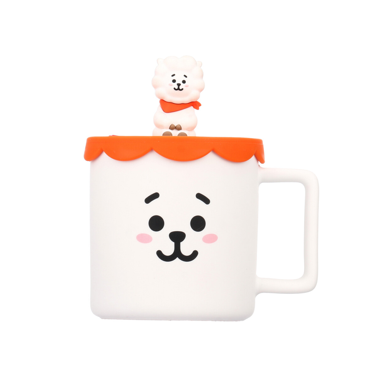 Taza BT21 con tapa 425ml - rj 