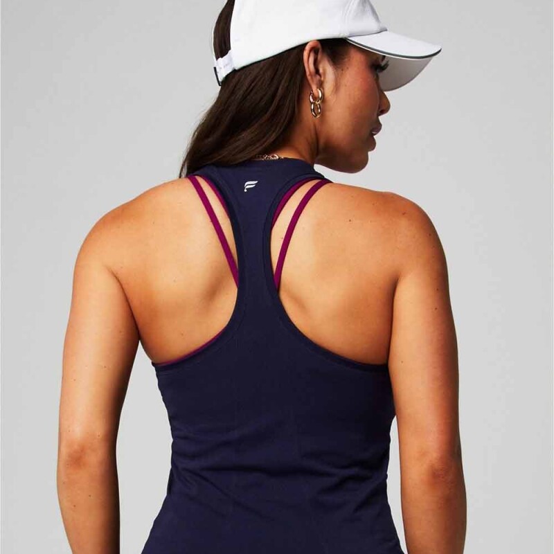 Polo Feather Tech+ Racerback Bividi Mujer Deep Navy