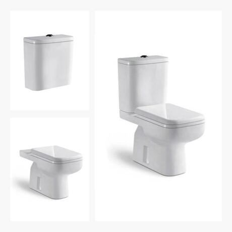 Water Inodoro con Mochila y Tapa Aqualia Línea Torrens BLANCO