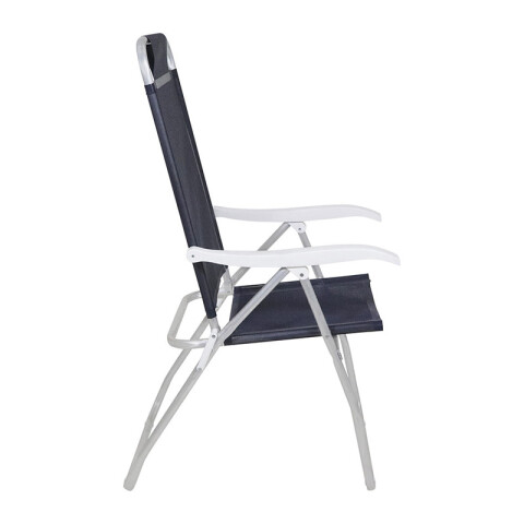 Silla Plegable de Aluminio 4 Posición GRIS